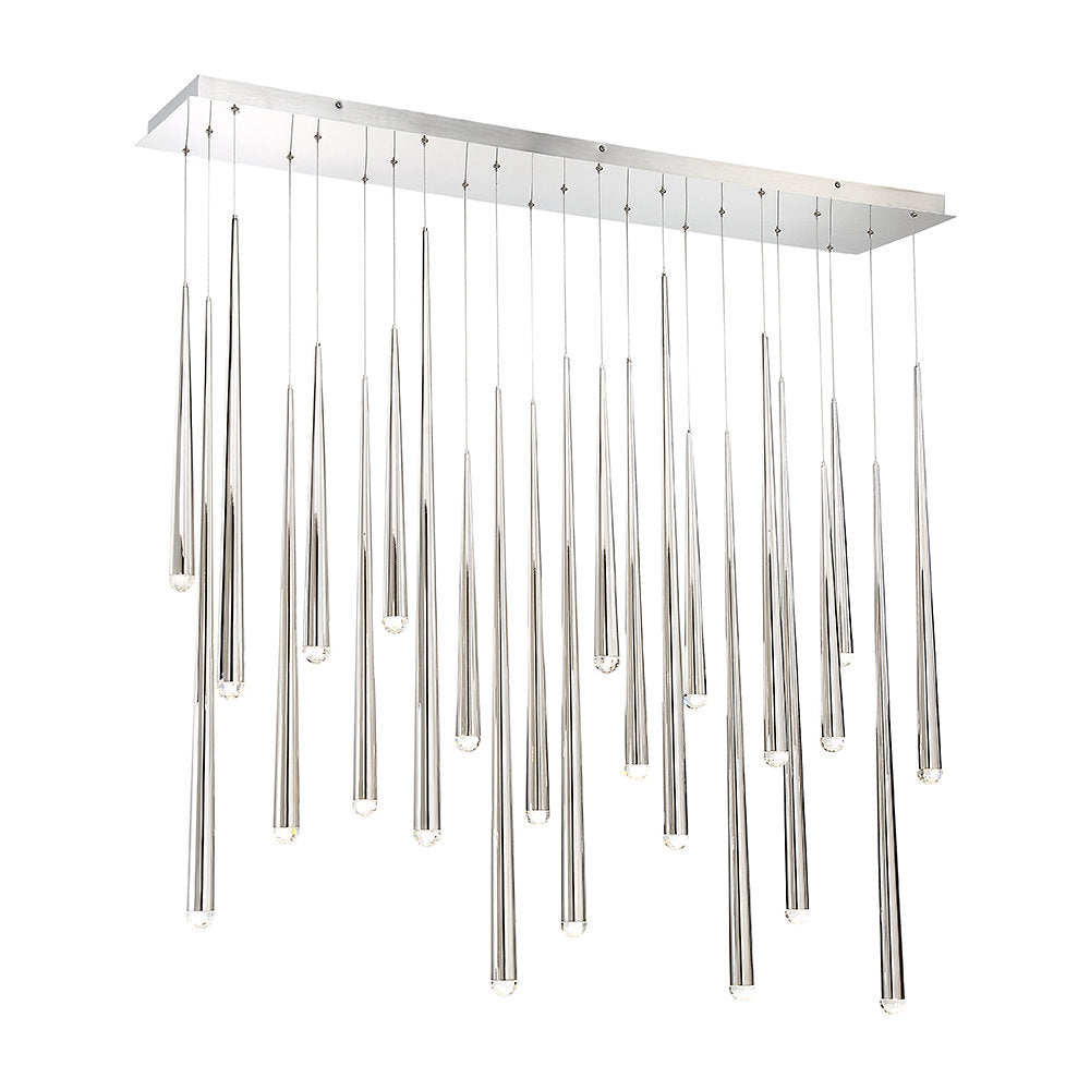 Cascade Rectangular Multi-Light LED Pendant