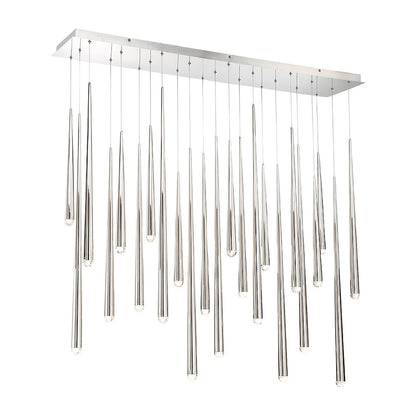 Cascade Rectangular Multi-Light LED Pendant