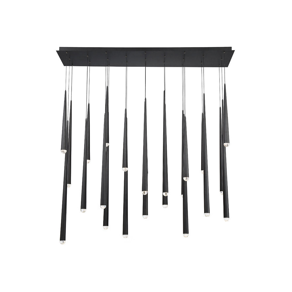 Cascade Rectangular Multi-Light LED Pendant