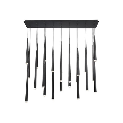 Cascade Rectangular Multi-Light LED Pendant