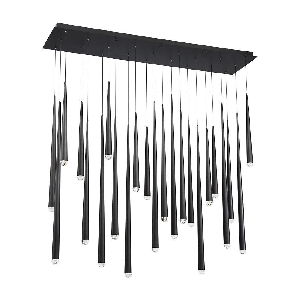 Cascade Rectangular Multi-Light LED Pendant