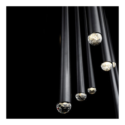 Cascade Rectangular Multi-Light LED Pendant