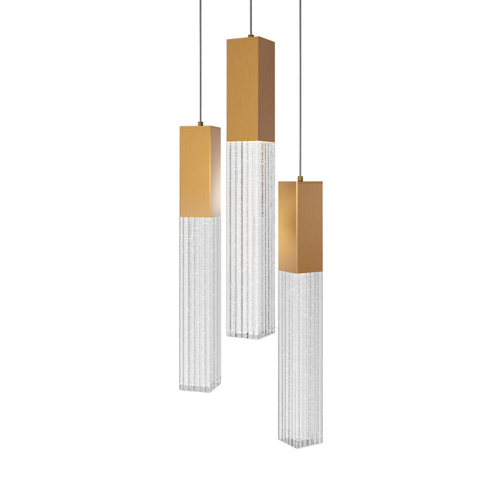 Cinema Round LED Multi Light Pendant