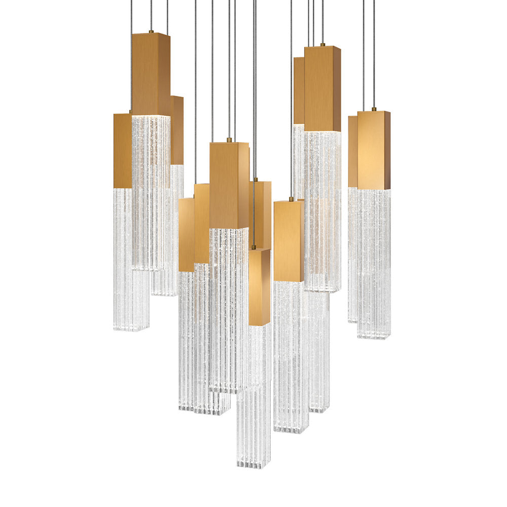 Cinema Round LED Multi Light Pendant