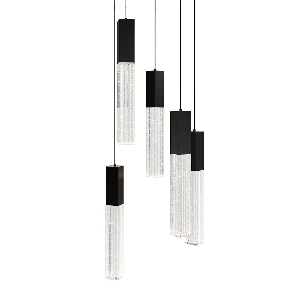 Cinema Round LED Multi Light Pendant