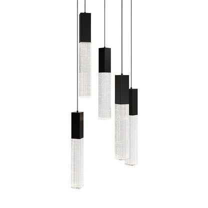 Cinema Round LED Multi Light Pendant