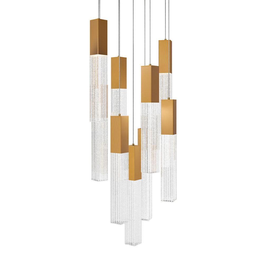 Cinema Round LED Multi Light Pendant