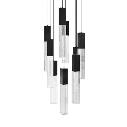 Cinema Round LED Multi Light Pendant