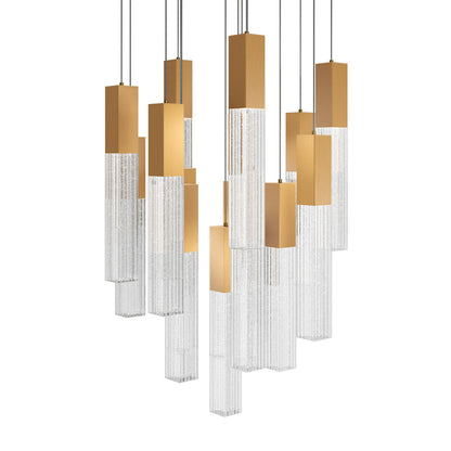 Cinema Round LED Multi Light Pendant