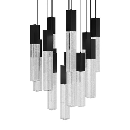 Cinema Round LED Multi Light Pendant