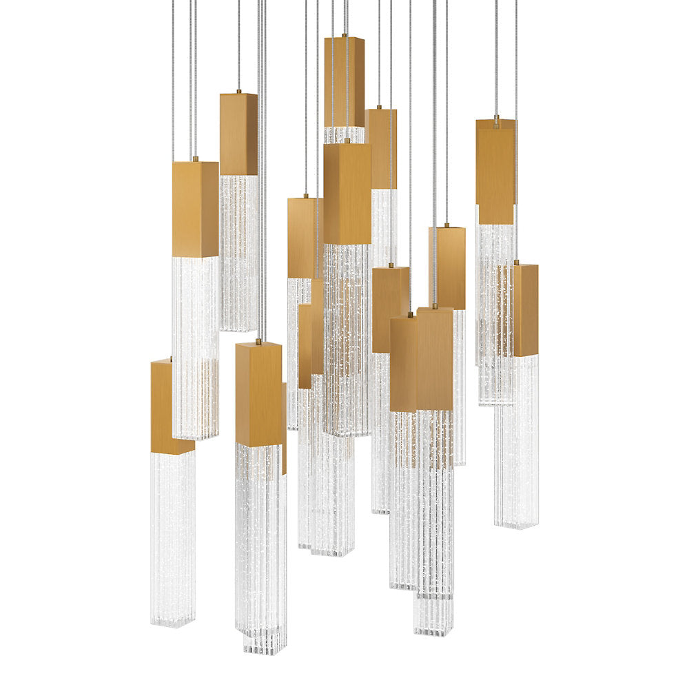 Cinema Round LED Multi Light Pendant