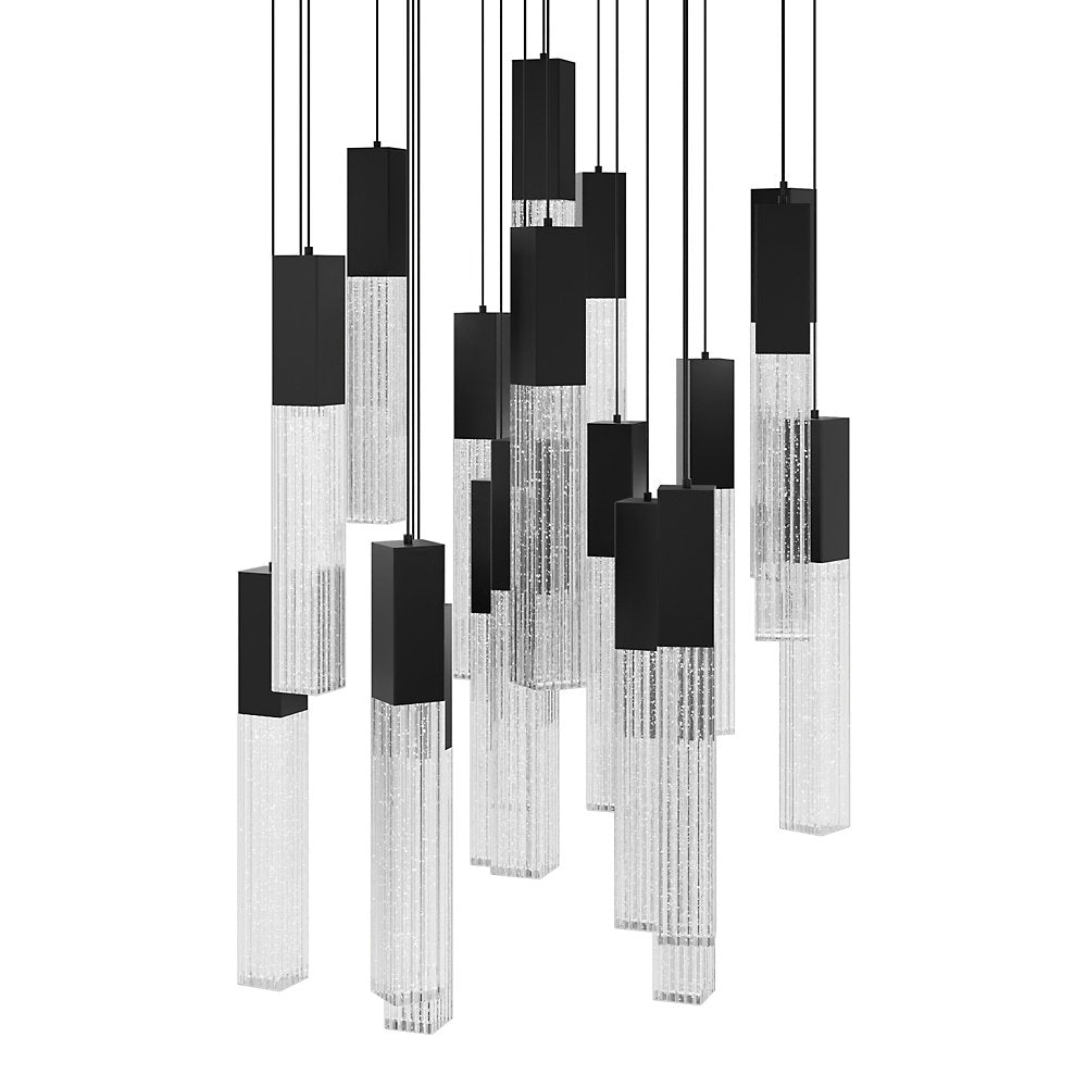 Cinema Round LED Multi Light Pendant