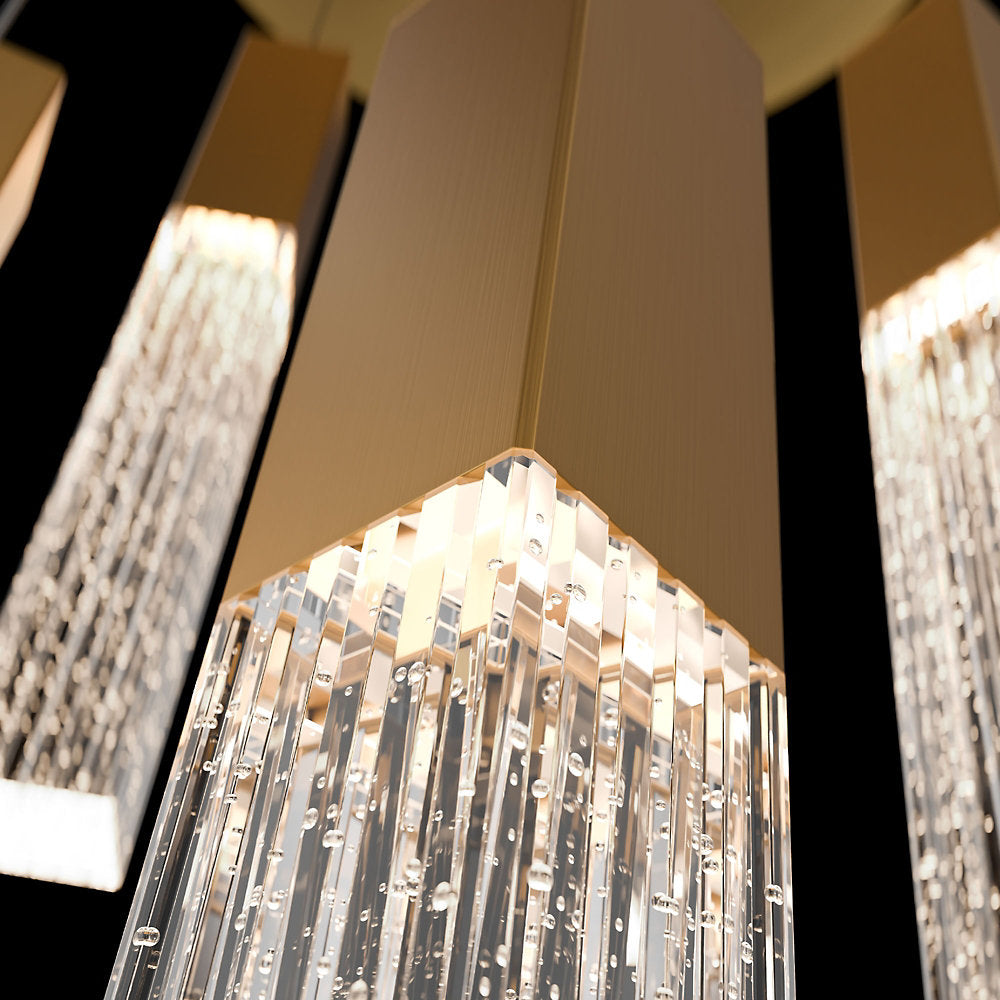 Cinema Round LED Multi Light Pendant