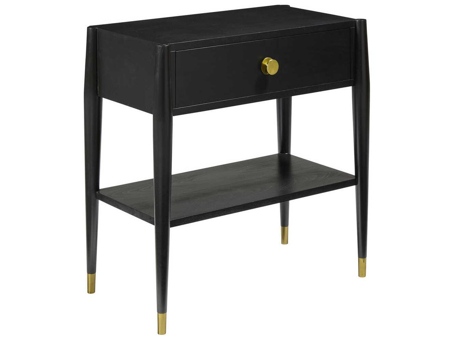 Concourde Black Wood King Four Poster Bedroom Set