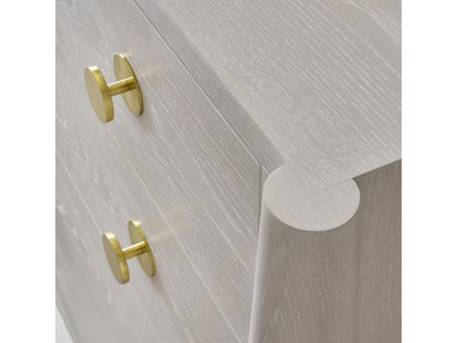 Concourde 3-Drawer Nightstand in Ashe Veneer