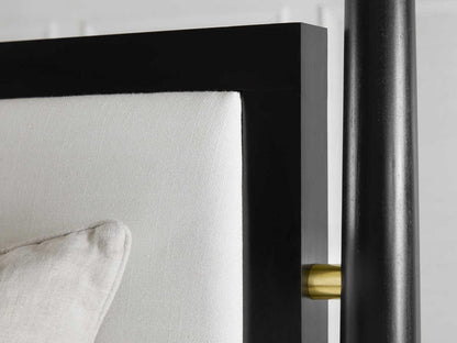 Concourde King Ebony Wood Four Poster Bed