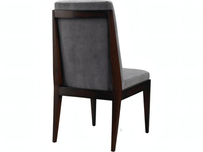 Livingston Black Upholstered Armless Dining Side Chair