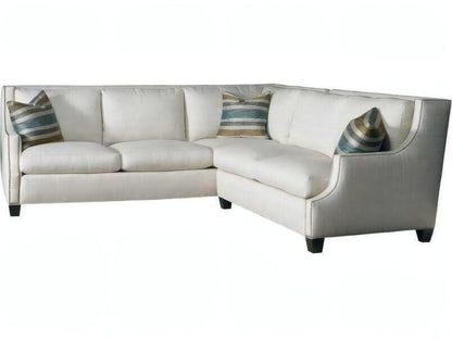 Manhattan Beige Upholstered Sectional Sofa