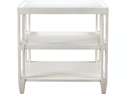 Rennies Rectangular Wood End Table with Maple Veneers