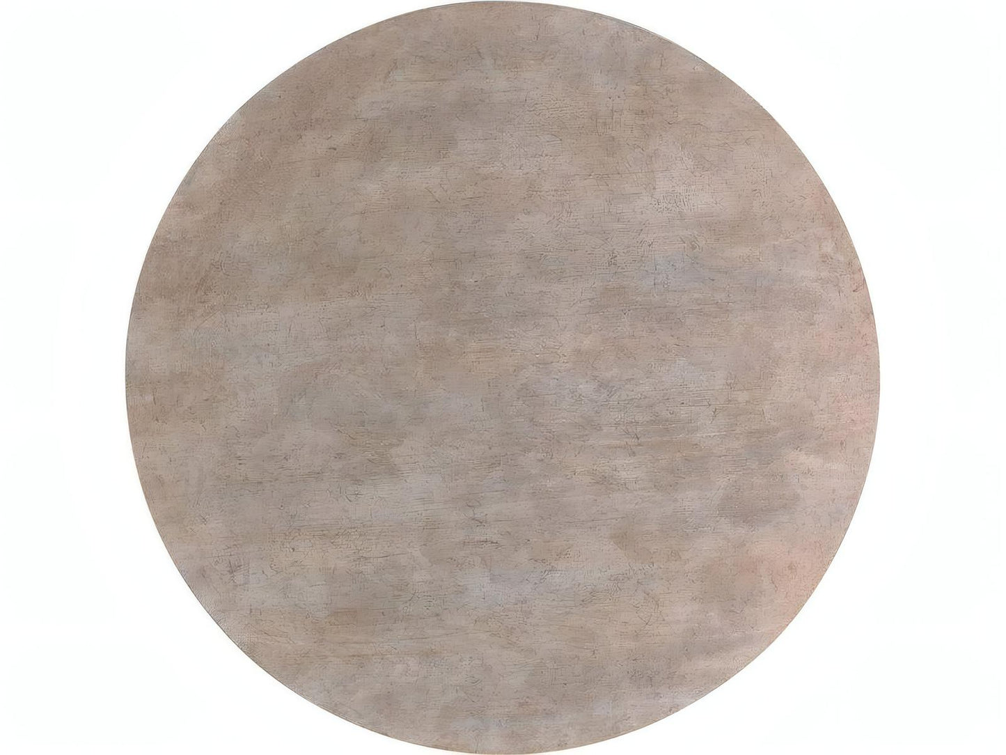 Cyma Round Wood End Table with Sculptural Base