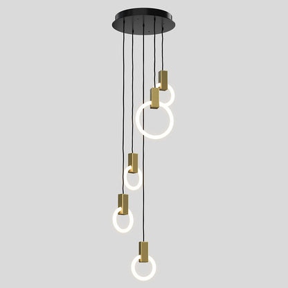 Halo LED Multi-Light Pendant
