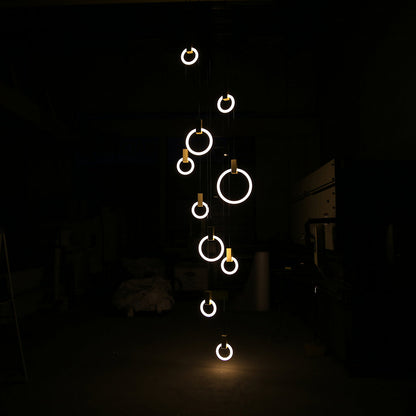 Halo LED Multi-Light Pendant
