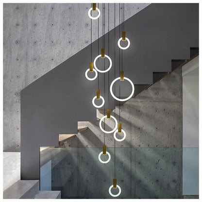 Halo LED Multi-Light Pendant