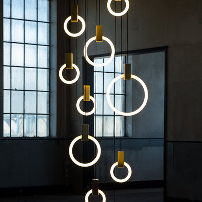 Halo LED Multi-Light Pendant