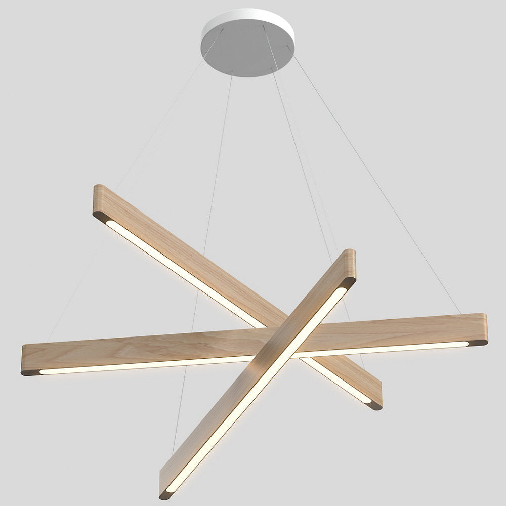 Line Light Trio Cross Pendant