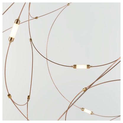 Flock of Light LED Chandelier, Model 31