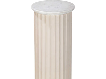 Mg Round Stone End Table