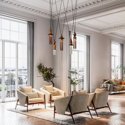 Nappe LED Multi Light Pendant