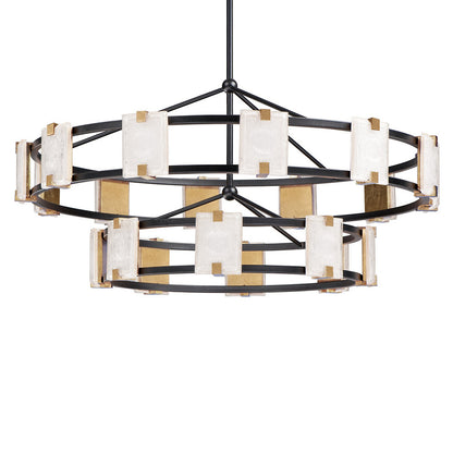 Radiant LED 2-Tier Chandelier