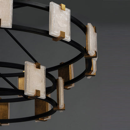 Radiant LED 2-Tier Chandelier