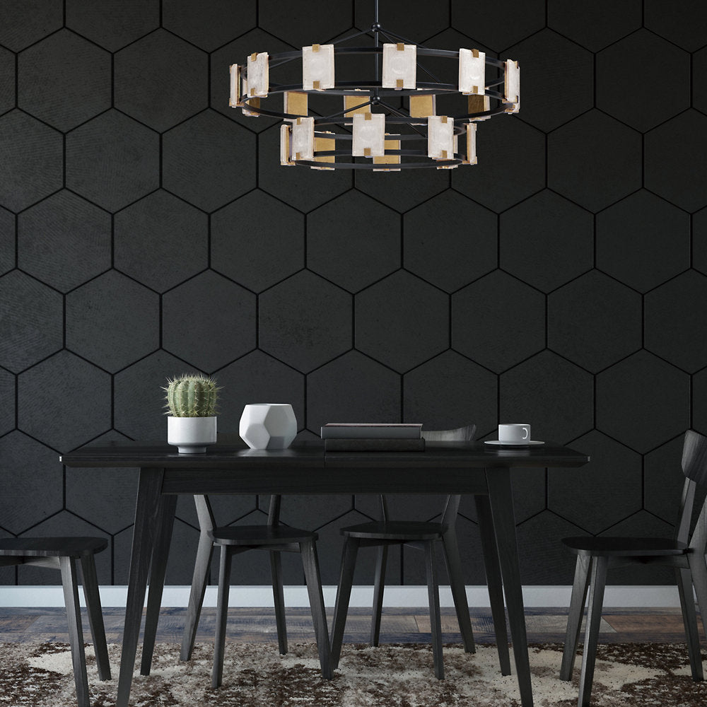 Radiant LED 2-Tier Chandelier