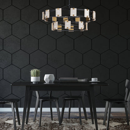 Radiant LED 2-Tier Chandelier