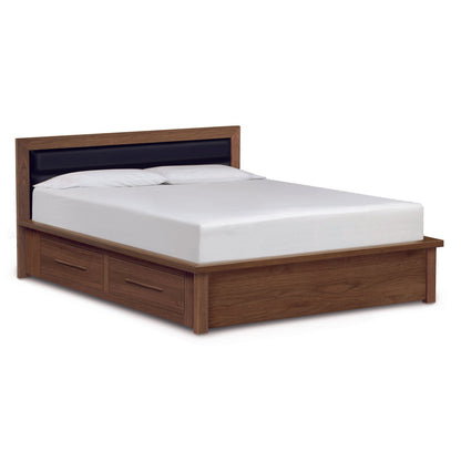 Copeland Moduluxe Storage Bed with Upholstery Headboard (Queen) - Sunbrella Upholstery