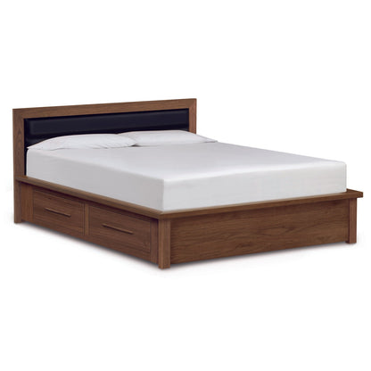 Copeland Moduluxe Storage Bed with Upholstery Headboard (Cal King) - Grade A/B/Ultra-Leather/Leather/COM
