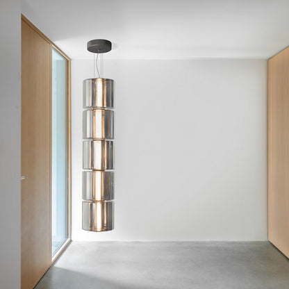 Column LED Pendant, 300 Vertical