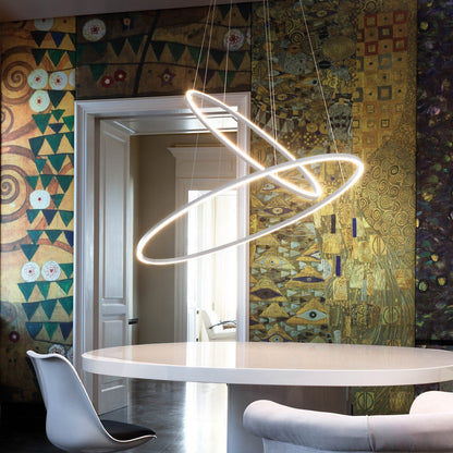 Ellisse LED Double Chandelier