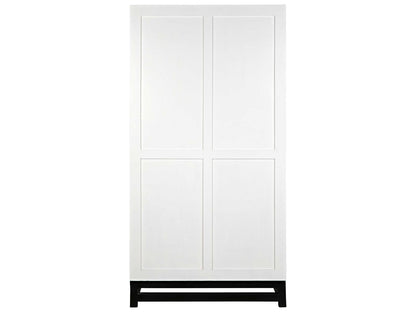 Maharadscha Small Hutch in Solid White with Matte Black Base