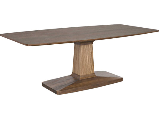 Travis 84 Inch Rectangle Dining Table in Dark Walnut