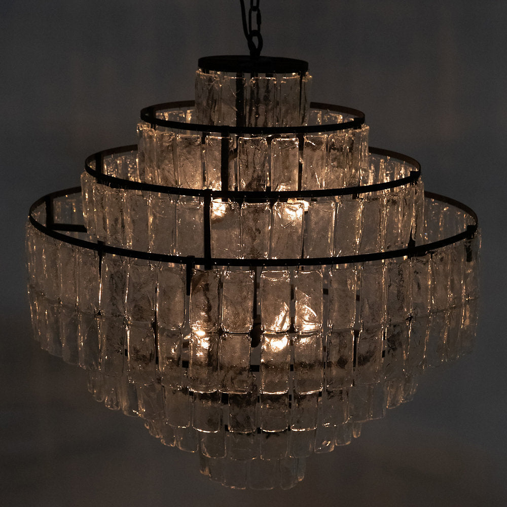 Satellite Glass Chandelier