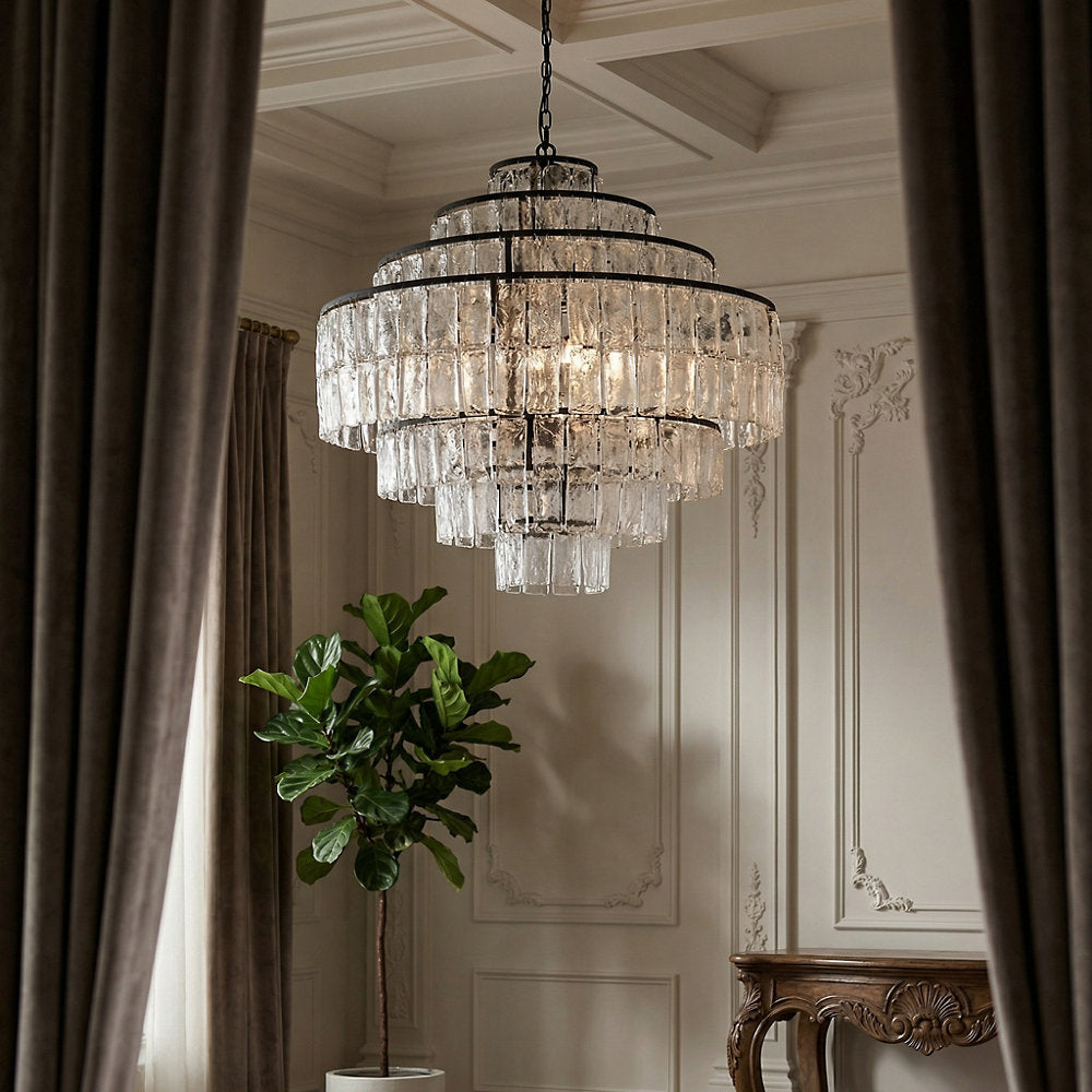 Satellite Glass Chandelier