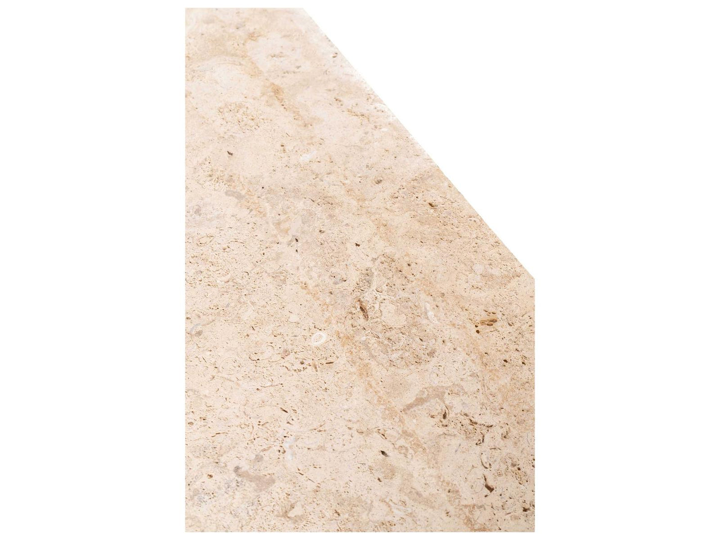 Quincy Rectangular Stone Beige Coffee Table