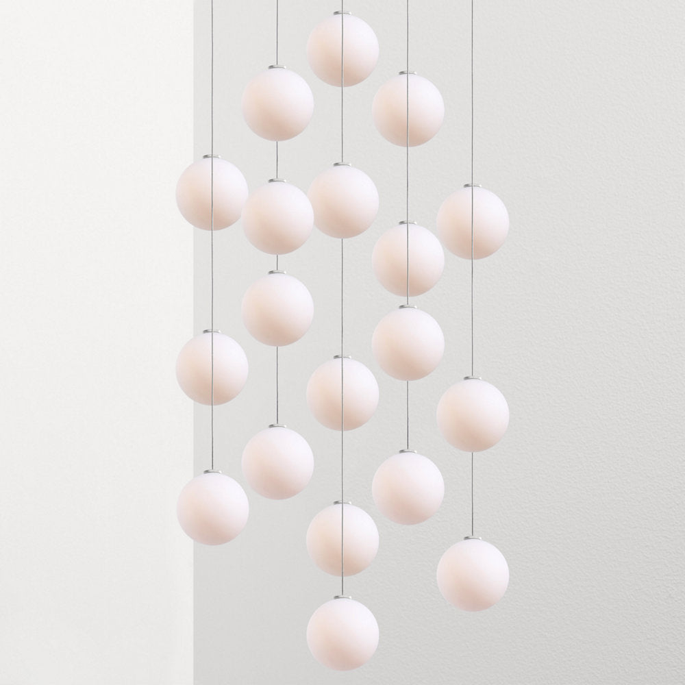 Glass 120. 19 Multi-Light Pendant