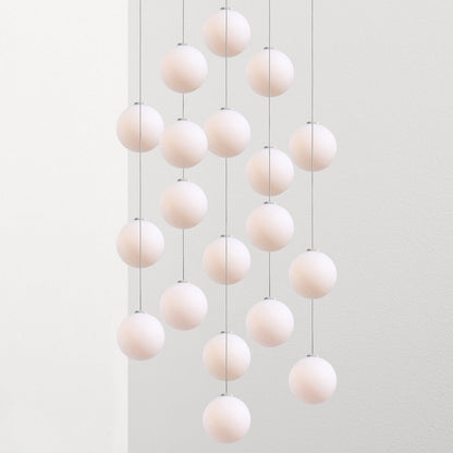Glass 120. 19 Multi-Light Pendant