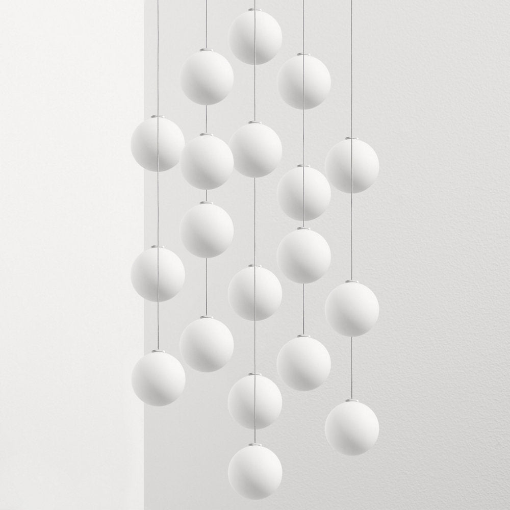 Glass 120. 19 Multi-Light Pendant