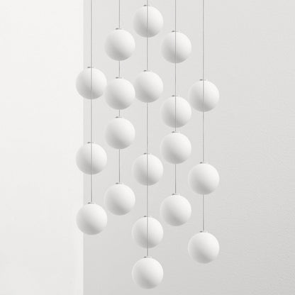 Glass 120. 19 Multi-Light Pendant