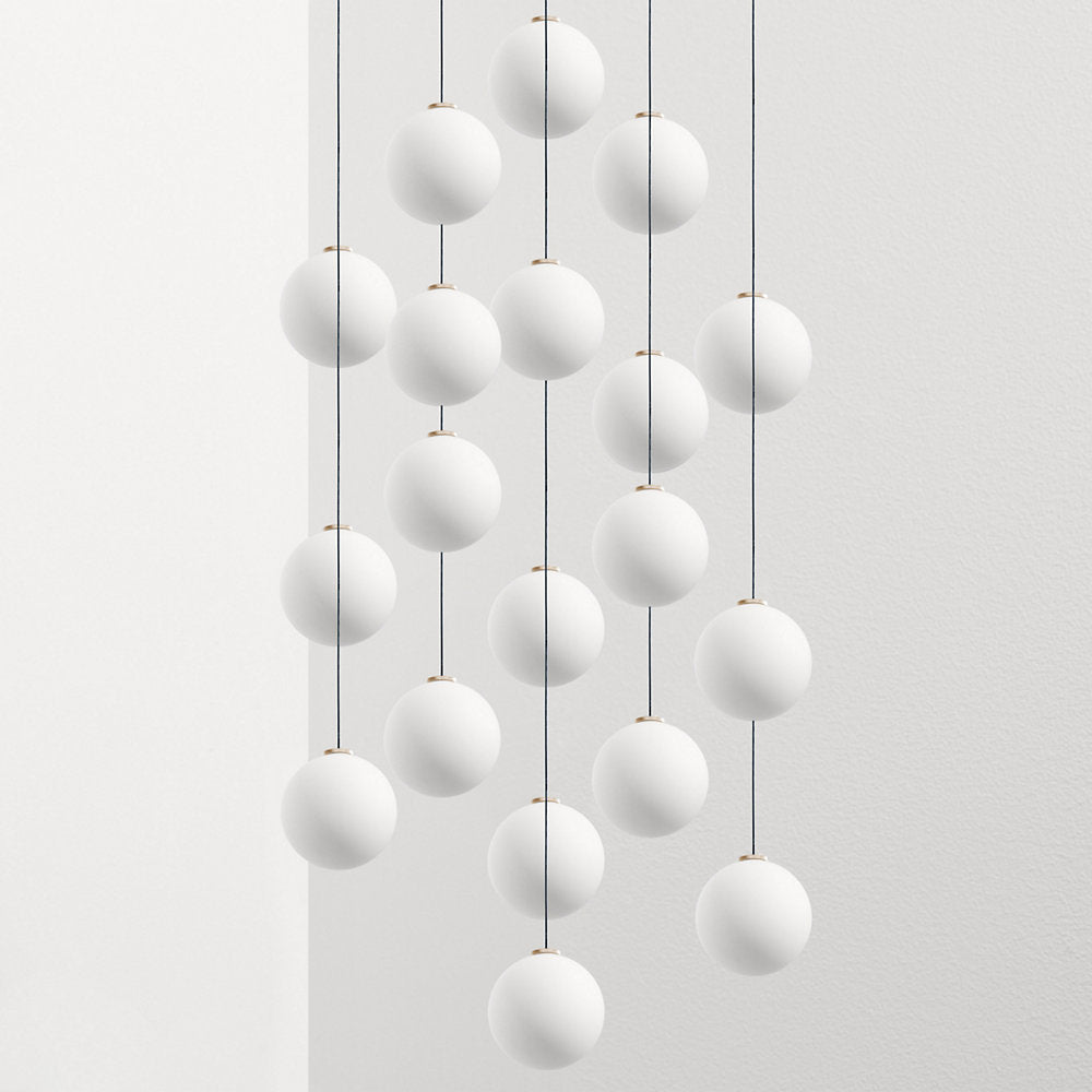 Glass 120. 19 Multi-Light Pendant